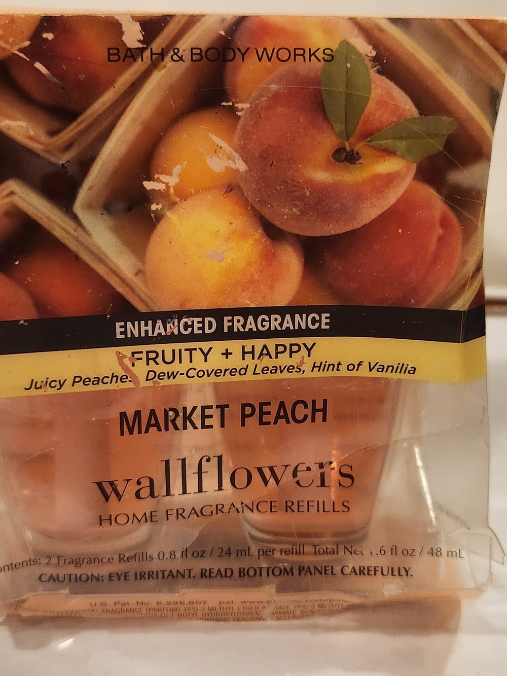 Discontinued Bath & Body Works Peach Market Wallflowers Refill —#2